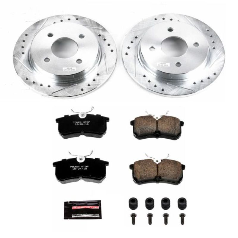 Power Stop 14-19 Ford Fiesta Rear Z23 Evolution Sport Brake Kit