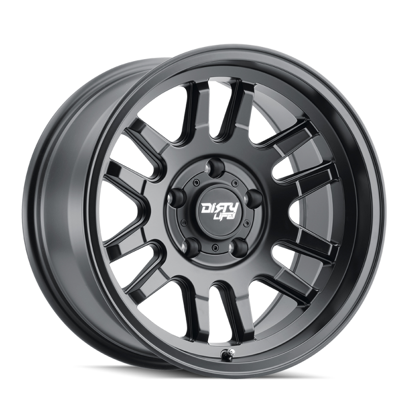 Dirty Life 9310 Canyon 17x9 / 6x139.7 BP / -12mm Offset / 106mm Hub Matte Black Wheel