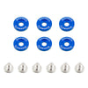 Mishimoto Small Fender Washer Kit (6pcs) - Blue