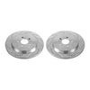 Power Stop 13-14 Ford Mustang Rear Evolution Drilled & Slotted Rotors - Pair