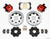 Wilwood Combination Parking Brake Rear Kit 12.19in Drilled Red Civic / Integra Disc 2.39 Hub Offset