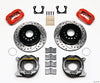 Wilwood Forged Dynalite P/S Park Brake Kit Drilled Red 58-64 Olds/Pontiac Ends