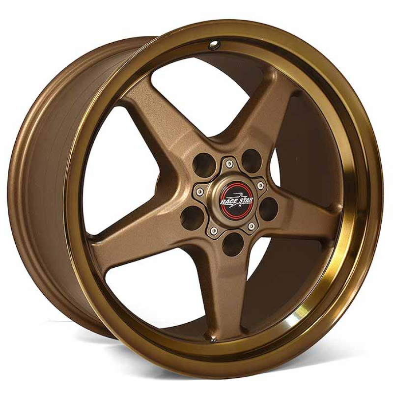 Race Star 92 Drag Star 15x10 5x4.75bc 7.25bs Bracket Racer Bronze Wheel