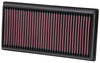 K&N Replacement Air FIlter 10-11 Fiat 500 0.9L L2 / 11 Lancia Ypsilon 0.9L L2