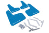 Rally Armor 12-19 Ford Focus (Incl. ST) / 16-19 RS Nitrous Blue UR Mud Flap w/ White Logo