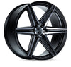 Vossen HF6-2 22x9.5 / 6x135 / ET20 / Deep Face / 87.1 - Tinted Gloss Black Wheel