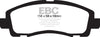 EBC 09-14 Acura TL 3.5 Greenstuff Front Brake Pads