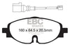 EBC 14+ Audi A3 1.8 Turbo Ultimax2 Front Brake Pads