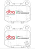 DBA 03-06 EVO / 04-09 STi / 03-07 350Z Track Edition/G35 w/ Brembo SP500 Rear Brake Pads