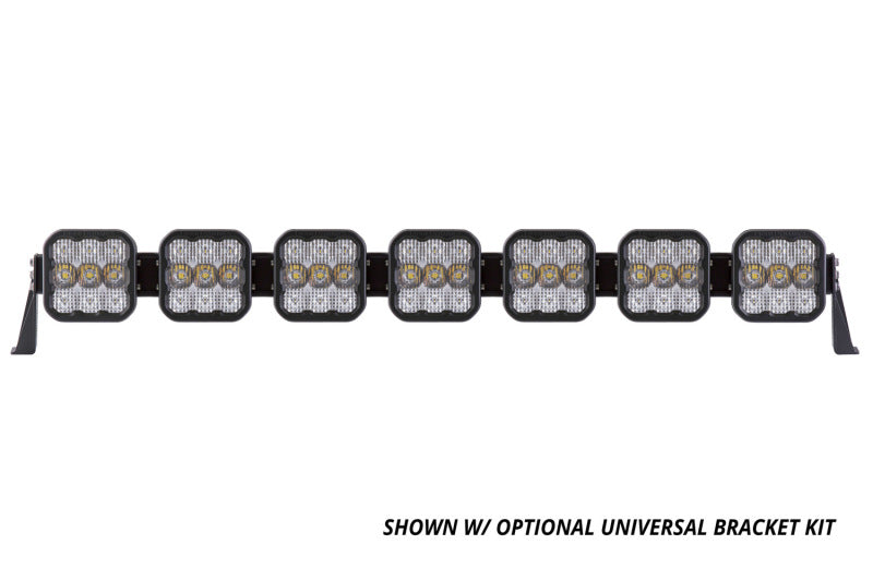 Diode Dynamics SS5 Sport Universal CrossLink 7-Pod Lightbar - White Driving