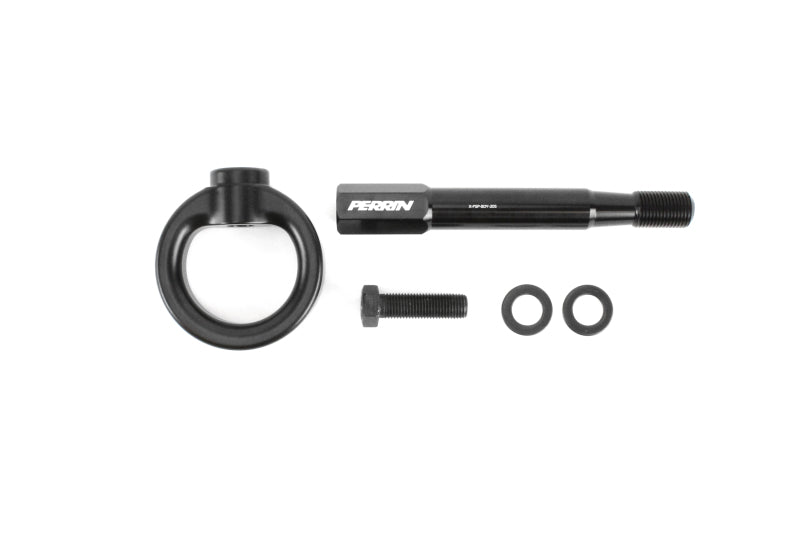 Perrin 13-20 & 2022 Subaru BRZ / 13-16 Scion FRS / 17-20 Toyota 86 Tow Hook Kit (Rear) - Black