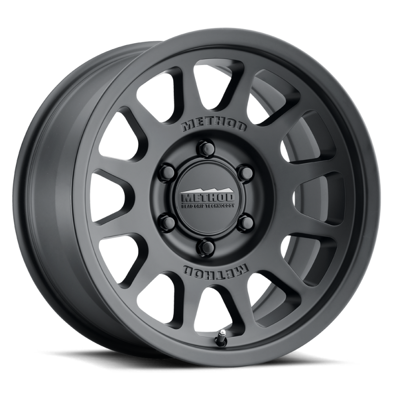 Method MR703 17x7.5 +50mm Offset 6x130 84.1mm CB Matte Black Wheel