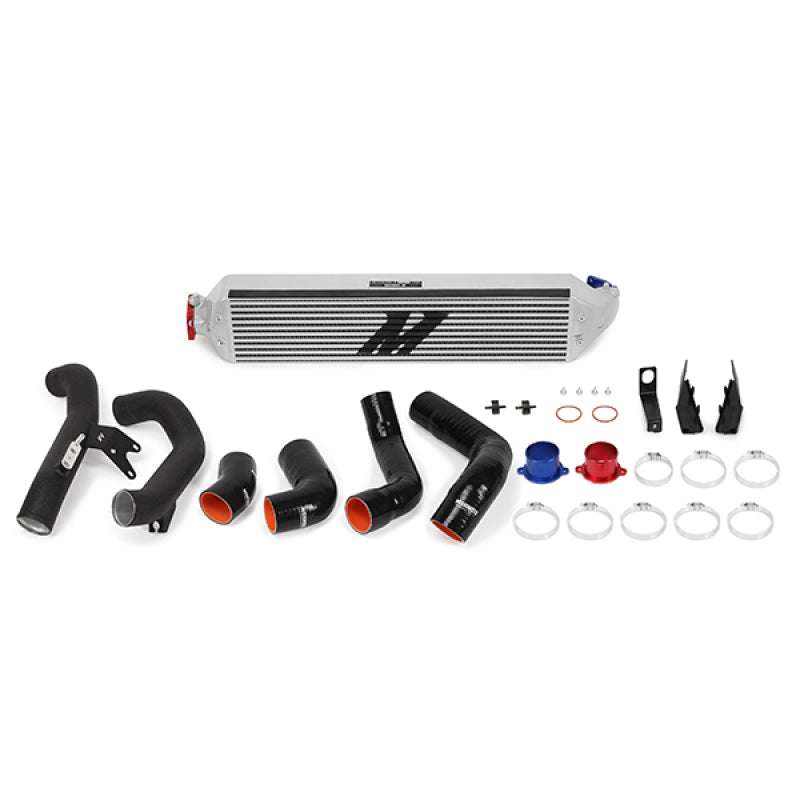 Mishimoto 2016+ Honda Civic 1.5T / 2017+ Honda Civic Si Silver Intercooler Kit w/Black Pipes