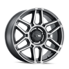 ION Type 146 20x10 / 5x127 BP / -19mm Offset / 78.1mm Hub Matte Black W/Machined Dart Tint Wheel