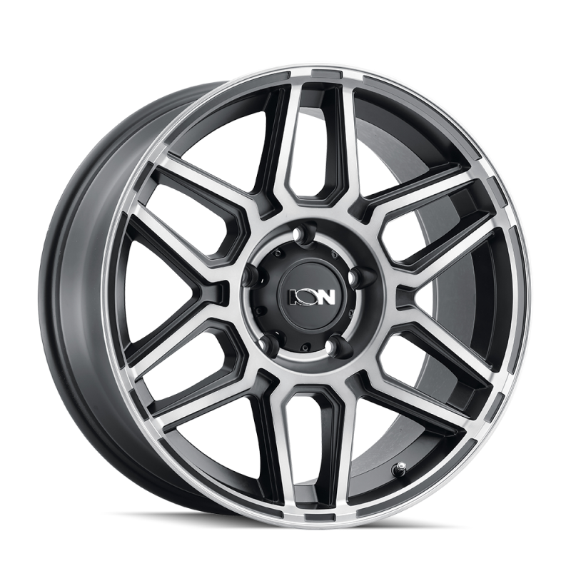 ION Type 146 20x9 / 8x170 BP / 0mm Offset / 125.2mm Hub Matte Black W/Machined Dart Tint Wheel