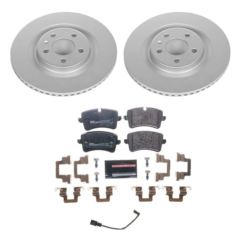 Power Stop 14-18 Audi A6 Rear Euro-Stop Brake Kit