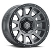 ICON Compression 17x8.5 6x5.5 25mm Offset 5.75in BS 95.1mm Bore Titanium Wheel