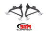 BMR 79-93 Mustang Lower A-Arms (Coilover Only) w/ Adj. Rod End Tall Ball Joint - Black Hammertone