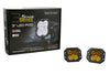 Diode Dynamics SS3 LED Pod Pro - Yellow Flood Flush (Pair)