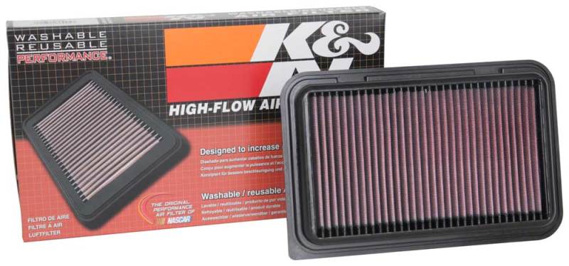 K&N 2017 Suzuki Swift V L3-1.2L F/I Replacement Drop In Air Filter