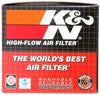 K&N Universal Round Tapered Chrome Filter 1.563in Flange ID x 3in Base OD x 2in Top OD x 3in H