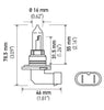 Hella Optilux HB3 9005 12V/65W XY Xenon Yellow Bulb