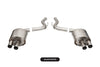 Corsa 2015-2020 Ford Mustang GT350/R 5.2L V8 Dual Rear Axle-Back- Stainless Dual Rear Exit