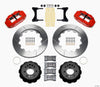 Wilwood Narrow Superlite 6R Front Hat Kit 14.00in Red 93-96 Mazda RX7