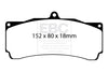 EBC Brakes Orangestuff Full Race Brake Pads