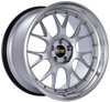 BBS LM-R 19x8.5 5x114.3 ET43 Diamond Silver Center Diamond Cut Lip Wheel - 82mm PFS Required