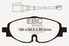 EBC 14+ Audi A3 1.8 Turbo Greenstuff Front Brake Pads