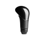 Momo Shadow Shift Knob - Black Airleather, Carbon Effect Insert