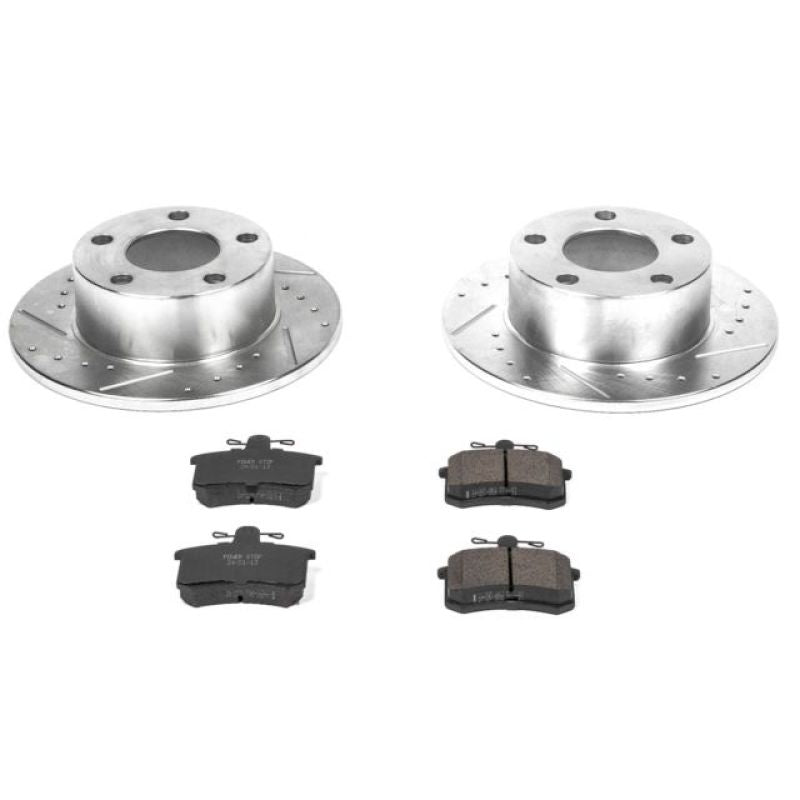 Power Stop 95-97 Audi A6 Rear Z23 Evolution Sport Brake Kit