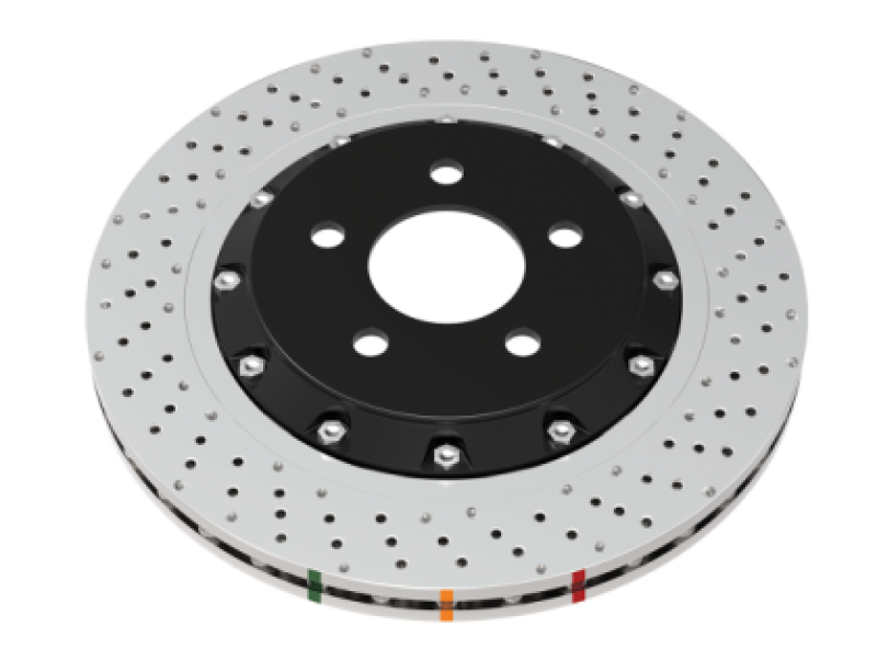 DBA 15-18 BMW M3 (w/Iron Rotors) Front 5000 Series Cross Drilled Rotor w/Silver Hat