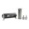 DeatschWerks Stainless Steel 3/8in 10 Micron Universal Inline Fuel Filter Housing Kit (160mm)