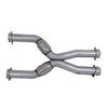 BBK 79-04 Mustang Coyote Swap Short Mid X Pipe w Catalytic Converters 3.0 For BBK Long Tube Headers