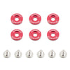 Mishimoto Small Fender Washer Kit (6pcs) - Red