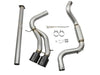 aFe Takeda 3in SS Exhaust Cat-Back 13-16 Ford Focus ST 2.0L Black Tips