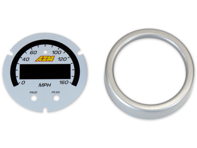 AEM X-Series 0-160 MPH GPS Speedometer Gauge Accessory Kit