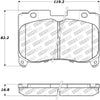 StopTech Performance 5/93-98 Toyota Supra Turbo Front Brake Pads