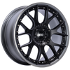 BBS CH-RII 20x9 5x120 ET25 Satin Black Center Platinum Lip SS Rim Prot Wheel -82mm PFS/Clip Req