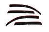 AVS 05-15 Toyota Tacoma Double Cab Ventvisor In-Channel Front & Rear Window Deflectors 4pc - Smoke