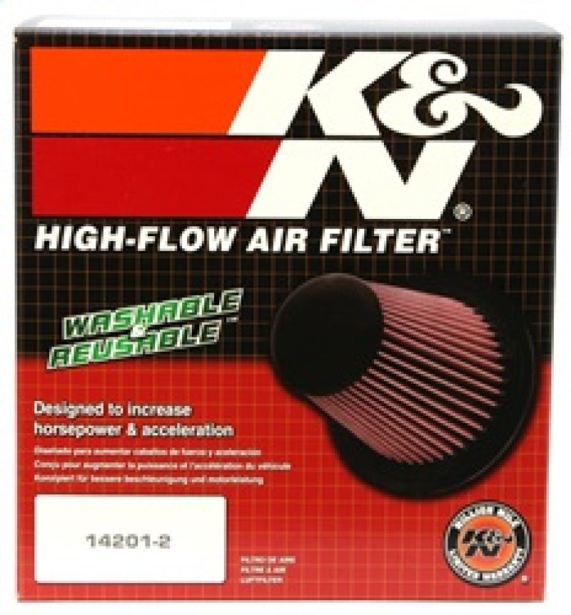 K&N Universal CarbonFiber Filter 6in Flange / 7-1/2in OD-B / 5-1/8in OD-T / 5in H