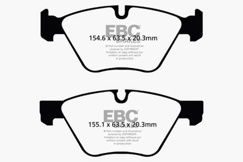 EBC 09+ BMW Z4 3.0 (E89) Ultimax2 Front Brake Pads