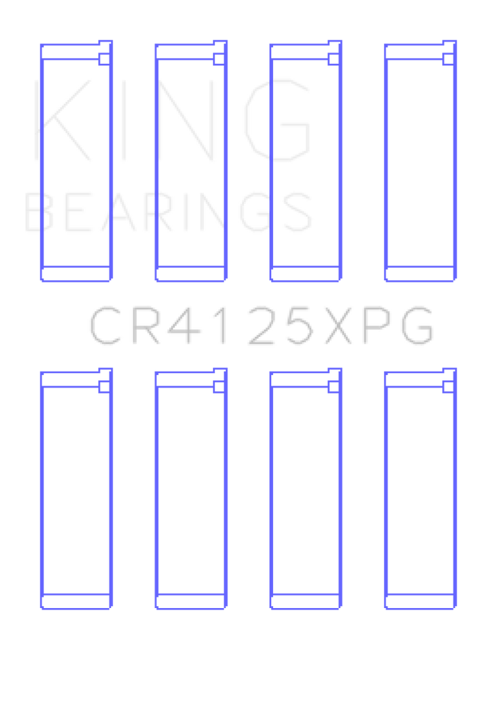 King Subaru EJ20/EJ22/EJ25 (Suites 52mm Journal Size) (Size STD) Tri-Metal Perf Rod Bearing Set