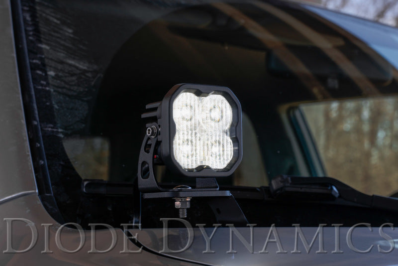 Diode Dynamics SS3 LED Pod Pro - White SAE Fog Standard (Single)