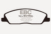 EBC 10-14 Ford Mustang 3.7 Greenstuff Front Brake Pads