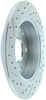 StopTech Select Sport 06-15 Honda Civic Si Slotted and Drilled Left Rear Rotor