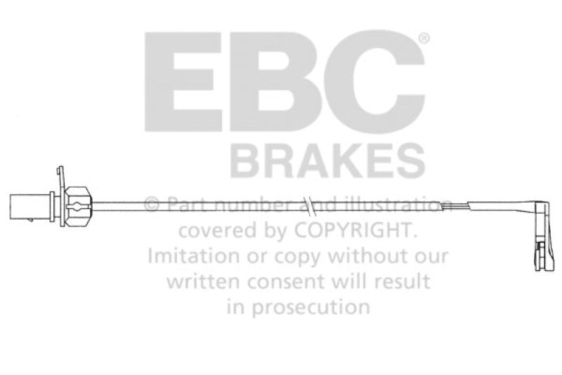 EBC 2011 Audi A6 2.0L Turbo Rear Wear Leads