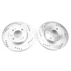Power Stop 17-18 Mitsubishi Mirage Front Evolution Drilled & Slotted Rotors - Pair